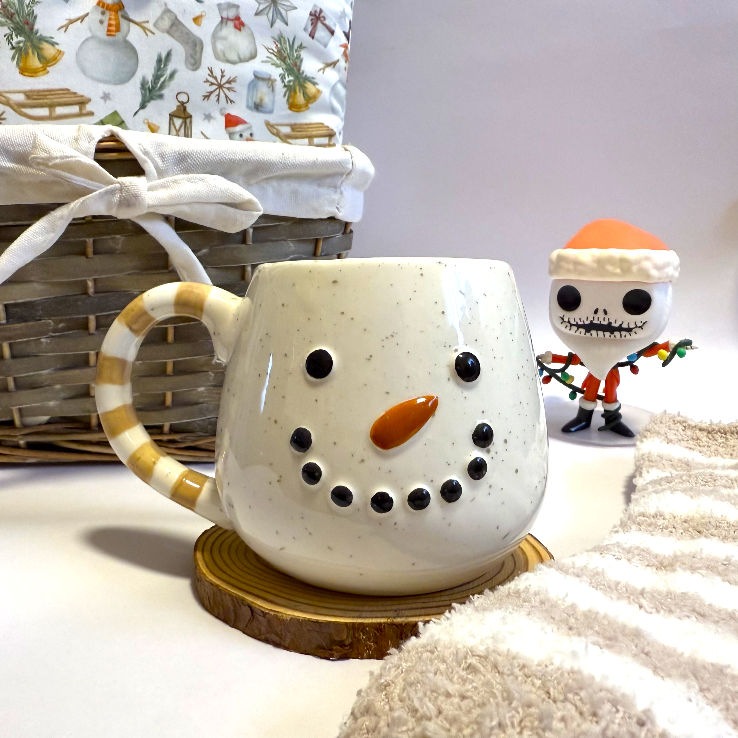TAZA VELA SNOWMAN